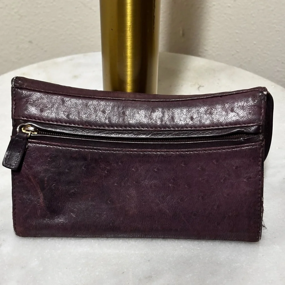 Elegant brown Leather Clutch